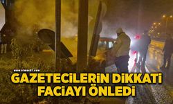 Gazetecilerin dikkati faciayı önledi