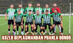 Kozlu Belediyespor deplasmandan puanla döndü!