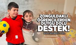 Zonguldaklı öğrencilerden duygu dolu destek!