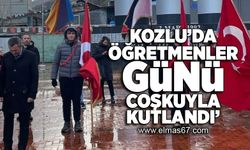 Kozlu'da öğretmenler günü coşkuyla kutlandı!