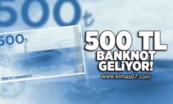 500 TL Banknot geliyor!