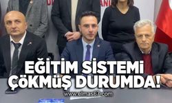 Eğitim sistemi çökmüş durumda!