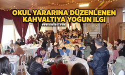 Okul yararına düzenlenen kahvaltıya yoğun ilgi