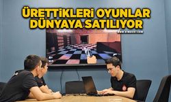 Ürettikleri oyunlar dünyaya satılıyor