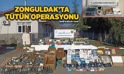 Zonguldak’ta tütün operasyonu