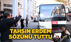 Başkan Tahsin Erdem, öğrencilere verdiği sözü tuttu