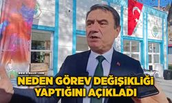 Tahsin Erdem'den görev değişikliği açıklaması