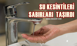 Su kesintileri sabırları taşırdı!