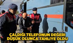 Çaldığı telefonun değeri düşük olunca tutuklu sanık tahliye oldu