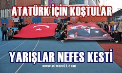 Zonguldak’ta Atatürk Koşusu'nda atletler kıyasıya yarıştı