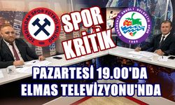 Pazartesi akşamlarının vazgeçilmezi Spor Kritik 19.00'da Elmas Televizyonu'nda