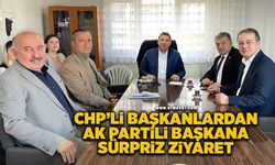 CHP’li başkanlardan AK Partili belediye başkanına sürpriz ziyaret