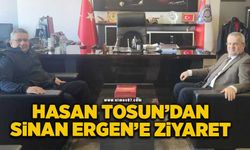 Hasan Tosun’dan Sinan Ergen’e hayırlı olsun ziyareti