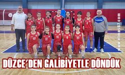 Düzce’den galibiyetle döndüler!