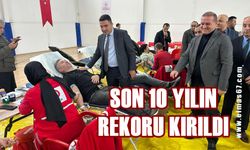 Son 10 yılın kan bağış rekoru kırıldı!