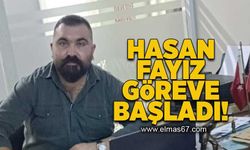 Hasan Fayız göreve başladı!