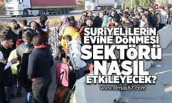 Suriyelilerin evine dönmesi sektörü nasıl etkileyecek?