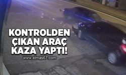 Kontrolden çıkan araç kaza yaptı... Yaralılar var!