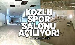 Kozlu spor salonu açılıyor!