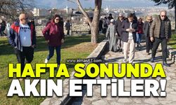 Hafta sonunda akın ettiler