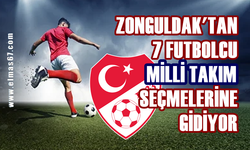 Zonguldak'tan 7 futbolcu Milli takım seçmelerine gidiyor