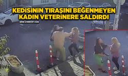 Kedisinin tıraşını beğenmeyen kadın veterinere saldırdı