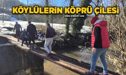 Köylülerin köprü çilesi