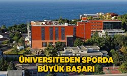 Üniversiteden sporda büyük başarı