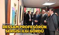 Ressam profesörün sergisi ilgi gördü