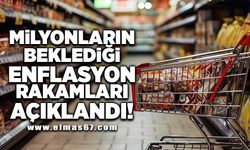 Milyonların beklediği enflasyon rakamları açıklandı!