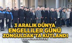 3 Aralık dünya engelliler günü Zonguldak’ta kutlandı