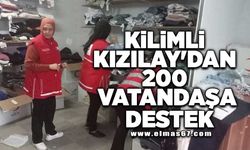 Kilimli Kızılay'dan 200 vatandaşa destek!