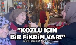 Vatandaşlar konuştu: "Kozlu için bir fikrim var!"