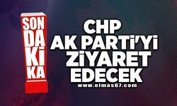 CHP, Ak Parti'yi ziyaret edecek!