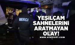 Yeşilçam sahnelerini aratmayan olay