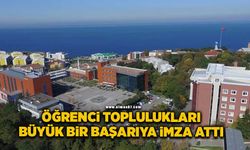 Öğrenci Toplulukları büyük bir başarıya imza attı