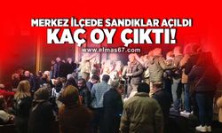 Merkez İlçe sandıklar açıldı... Kaç oy çıktı?