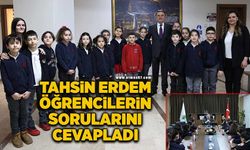 Tahsin Erdem, öğrencilerin sorularını cevapladı