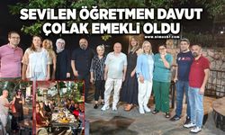 Sevilen öğretmen Davut Çolak emekli oldu
