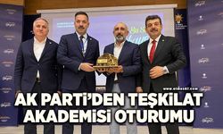 AK Parti’den Teşkilat Akademisi oturumu