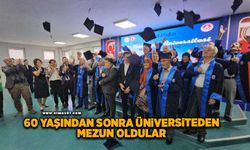 60 yaşından sonra üniversiteden mezun oldular