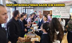 Gazi Ortaokulu’ndan Gazze’ye destek için kermes