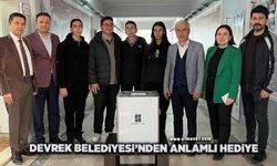 Devrek Belediyesi’nden anlamlı hediye