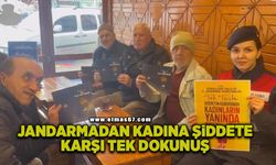 Jandarmadan kadına şiddete karşı tek dokunuş