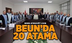 BEUN akademik kadrosunu 20 yeni atamayla güçlendirdi