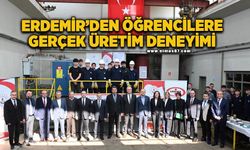 Erdemir'den öğrencilere gerçek üretim deneyimi