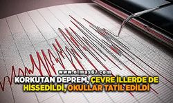 5.6 büyüklüğünde korkutan deprem: Çevre illerde de hissedildi