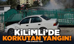Kilimli’de Korkutan Yangın!