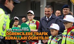 Öğrencilere trafik kuralları öğretildi