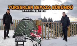 Mayıs sonunda kar sürprizi: Yüksekler beyaza büründü